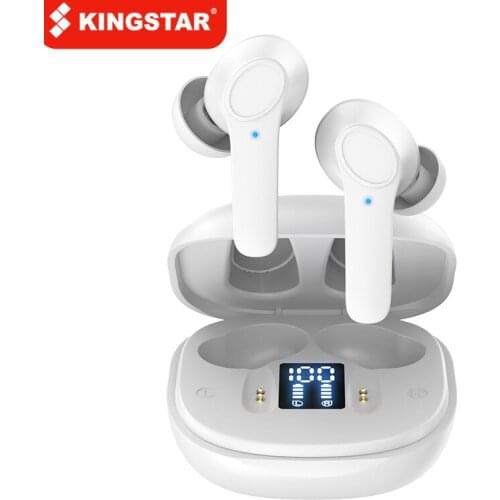 KINGSTAR Tws Headphones Bluetooth 5.0 Earphones Wireless Headphones Gaming Headsets IPX6 Sport Earbud In-ear Touch Control Bass