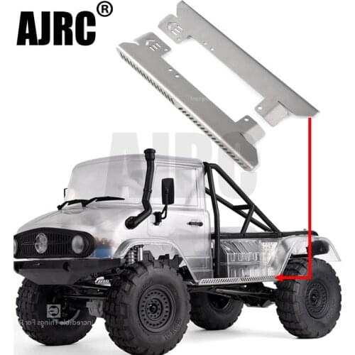UMG10 Chassis Side Guard Side Skirt Stainless Steel Armor SCX10II Unimog for 1/10 RC Car Parts