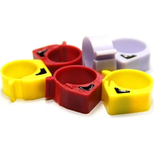 10pcs/lot 125-134.2KHZ RFID chip card chicken footstags / duck ring tag/chicken foot RFID tags