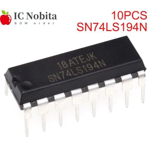 10PCS SN74LS194N DIP-16 HD74LS194P 74LS194 DIP16 SN74LS194 DIP 74LS194N New