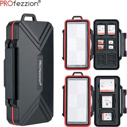 72 Slots Large Capacity Memory Card Case Box Profession Seal Ring Thicken for SD/ Micro SD/ TF/ Nano SIM/ HUAWEI NM/ XQD/CF Card