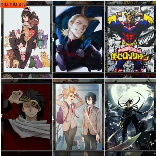 Boku No My Hero Academia Eraserhead All Present Mic Animation Diamond Painting Diamond Mosaic Cross Stitch Kits Home Decoration