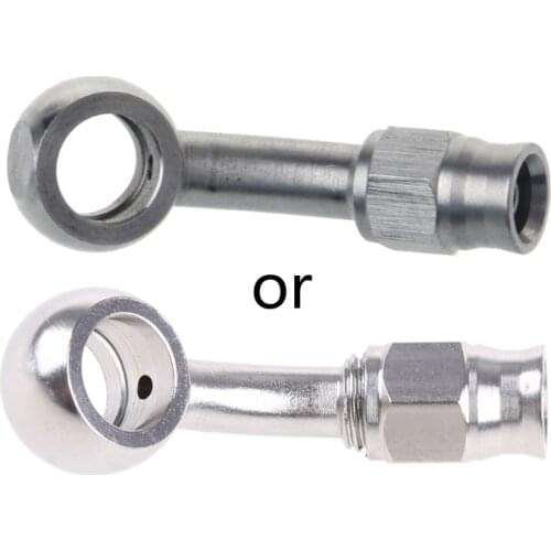 AN-3 to M10 Metric 10mm 45 Degree Stainless Steel Brake Hose Fitting Tight Secure & Leak Free Connection precision CNC machined