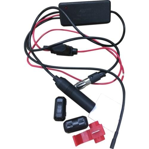 3 In 1 DC12V-24V Auto Car Radio FM/AM Antenna DAB Receiver Signal Amp Amplifier Booster Daptor For 660mm SMA/SMB Plug 2021 New