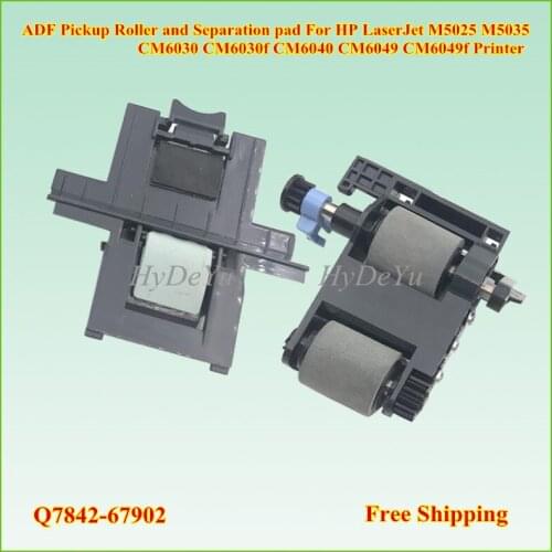Q3938-67954 Q3938-67969 CE487A ADF Pickup Roller SEPARATION PAD for HP LaserJet M5025 M5035 CM6030 CM6030f CM6040 CM6049 CM6049f