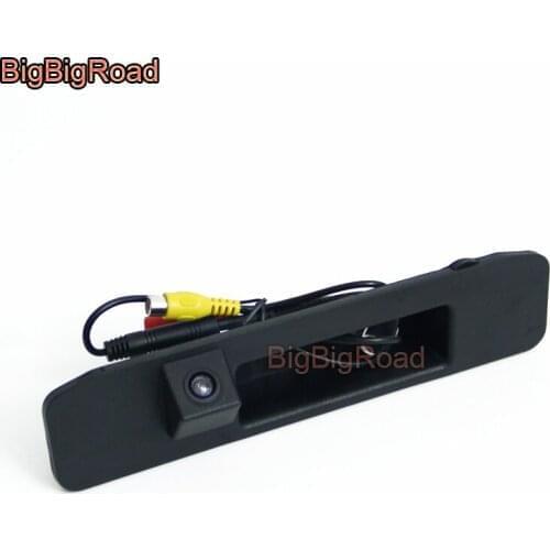 BigBigRoad For Mercedes Benz MB A M ML GLK GLA GLC GLE Class X204 W166 W176 Car Trunk Handle Rear View Backup Camera
