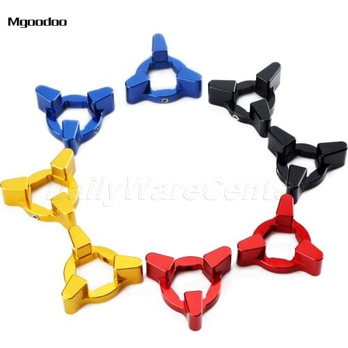 Mgoodoo 17mm Motorcycle Front Fork Preload Adjusters CNC Aluminum For Kawasaki ZX6R ZX9R ZX12R Ducati 1098 Honda CBR125 Yamaha