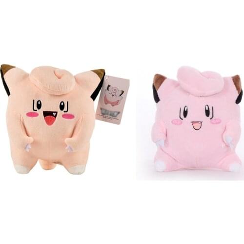 Kawaii push toys Pokemoned Clefairy anime elves soft stuffed animals fine children toys as gifts for children