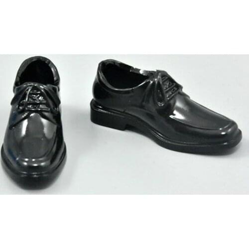 1 Pair 1:6 Scale Men High-top Shoes Military Lace Up Boots for 12 inch Male Action Figure Body