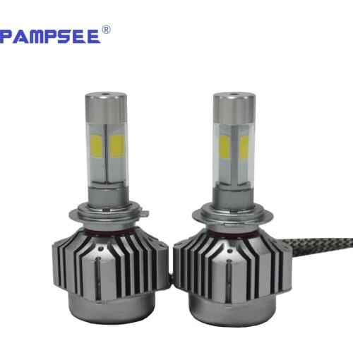 PAMPSEE 1 Set 80W 8000LM V8 COB LED Headlight H1 H3 H4 H7 H8 H9 H11 9005 9006 9012 9004 9007 H13 Car LED Headlight Bulb 12V 24V