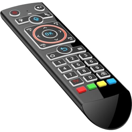 Q2 Backlight Gyroscope Wireless Air Mouse IR Learning 2.4GHz RF Smart Voice Remote Control for Android TV Box vs G20S PRO