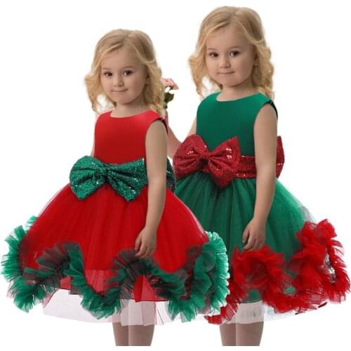 Christmas Princess Dress Cosplay Costume For Girls Kids Movie Halloween Gift Anime Dance Performance Show Birthday Party