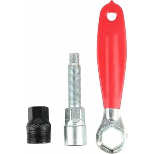 Bicycle Crank Remover Puller Bike Arm Crankset Removal Repair Tool W/ Wrench Spline Type Crank Remove For Outdoor Biking