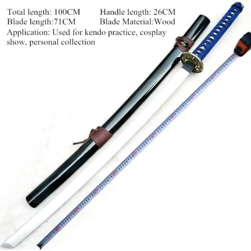 Fate Grand Order FGO Ryouma Sakamoto Cosplay Weapon Props Wooden Sword Fate Apocrypha Sword Cosplay Props for Halloween Party