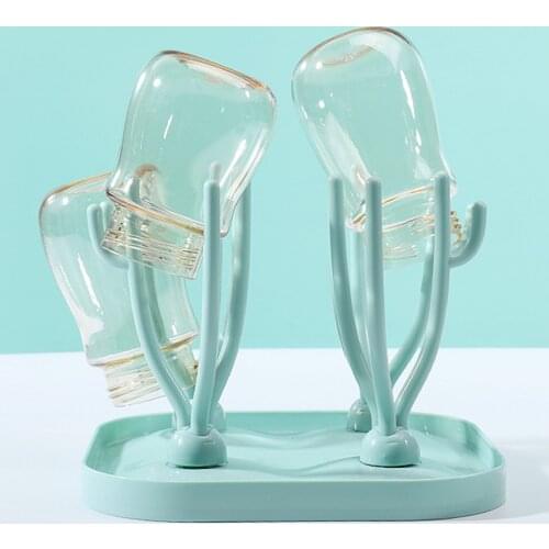 Baby Bottle Drying Rack Baby Bottle Cleaning Dryer Drainer Storage Rack Tree Shape Rack For Babies Bottles Removable