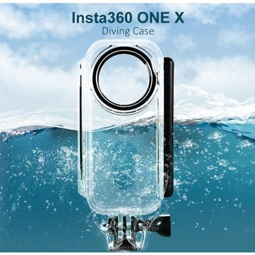 For Insta360 ONE X Waterproof Housing Shell Diving Case Insta 360 Diving Protective Case for Insta360 One X Camera Accessories