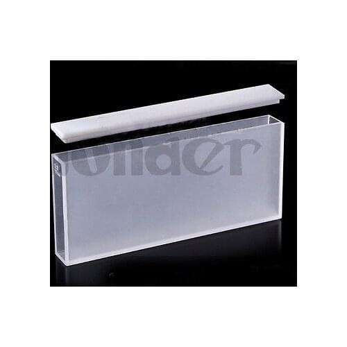 100mm JGS1 Quartz Cuvette Cell With PTFE Lid For Uv Spectrophotometers