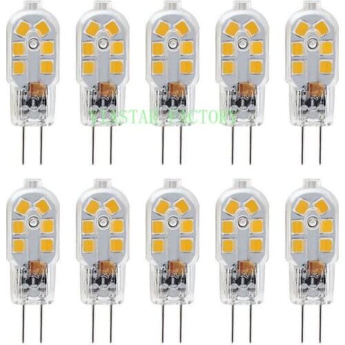 Yiastar G4 LED 12 SMD 2835 360 lm Warm White Cold White Decorative LED Bulb Lamp Replace Spotlight (DC12 V/10pcs)