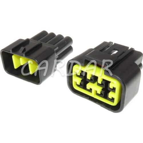 1 Set 8 Pin Waterproof Wire Harness Connector Socket With Pins And Seals