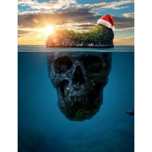 5D DIY Square Round Diamond Painting landscape Diamond Embroidery Sale Pictures Of Rhinestones Mosaic Christmas Decoration CV319