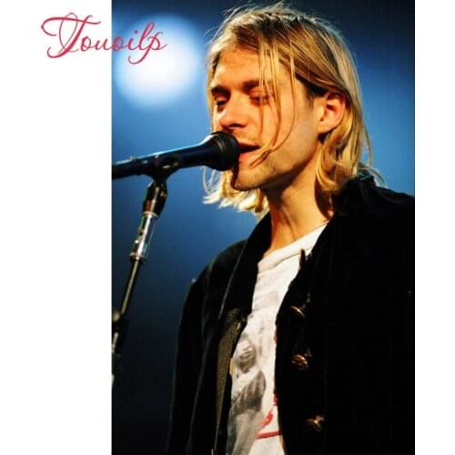 TOUOILP Embroidery Kurt Cobain 5D Diamond Painting Full Square/Round Drill Cross Stitch Mosaic Gift DropShip