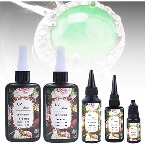 10/25/50/60/100g UV DIY Jewelry Making Resin Fast Drying Art Crafts Curing Glue perfect gifts for women DIY Jewelry Making