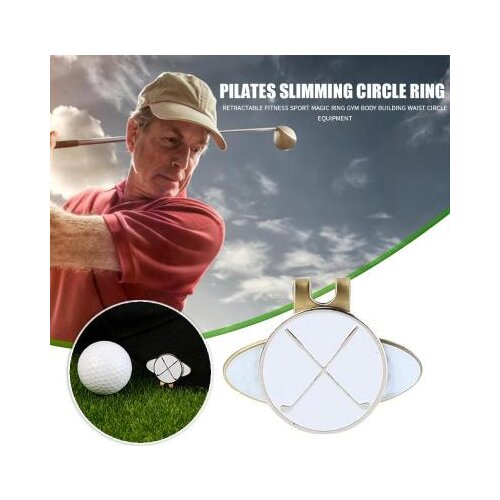 Magnetic Alloy Hat Clip Golf Ball Mark for Golf Cap Golf Marker Accessories