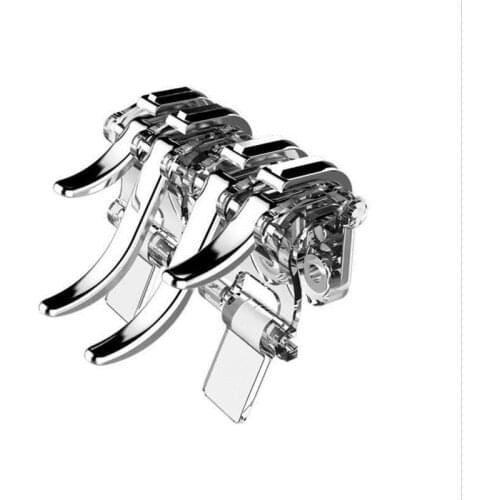 Metal Smart Phone Mobile Gaming Trigger Joystick for PUBG Gamepad Fire Button Aim Key L1R1 Shooter Controller for IPhone Android