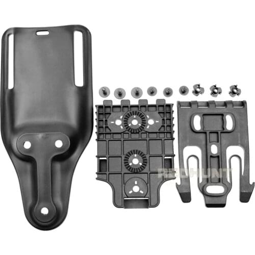 Quick Locking System Kit with QLS 19 and QLS 22 Polymer Hunting Gun Holster Glock 17/USP/M9 Belt Platform Set