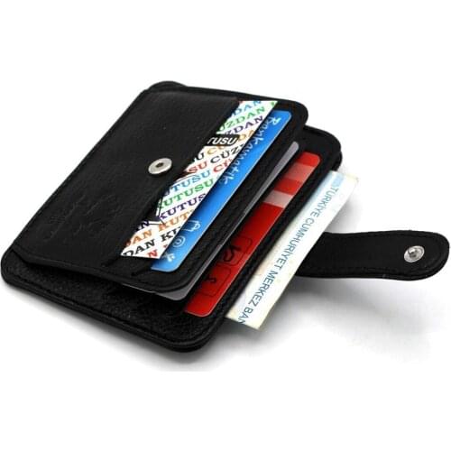New 100% Genuine Leather High Quality Unisex Wallet Card Holder Pocket Purse