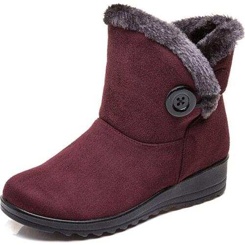 New Super Comfortable High Quality Womens Boots Winter Boots Non-slip Waterproof Platform Snow Boots White Women Winter Boots