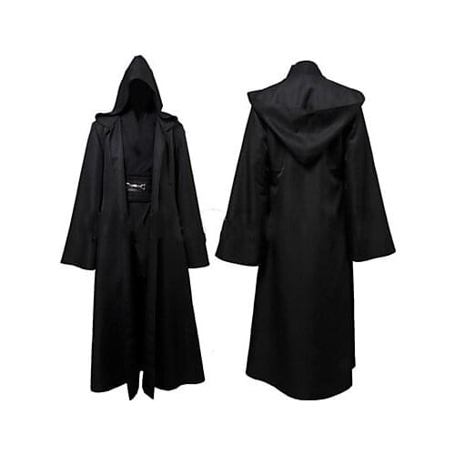 Star Wars Movie Clothing Black Long Cloak Ghost Cosplay Coats Anakin Jedi Knight Anakin Skywalker Cosplay Costumes S-3XL