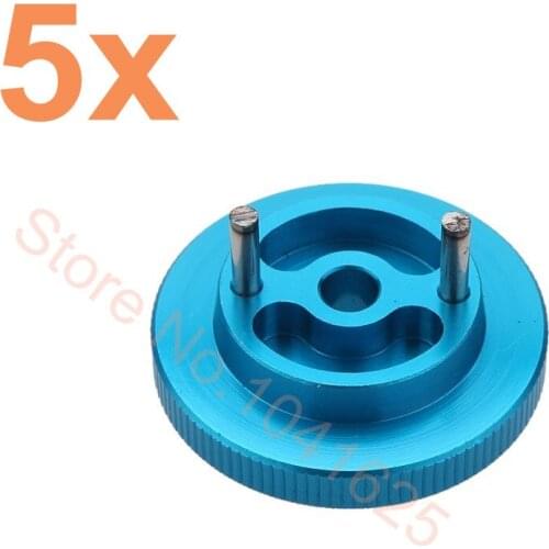 Wholesale 5Pcs/Lot HSP 122006 Blue Aluminum Lightweight Flywheel fit 1/10 4WD RC Car Upgrade Parts 94122 XSTR Power