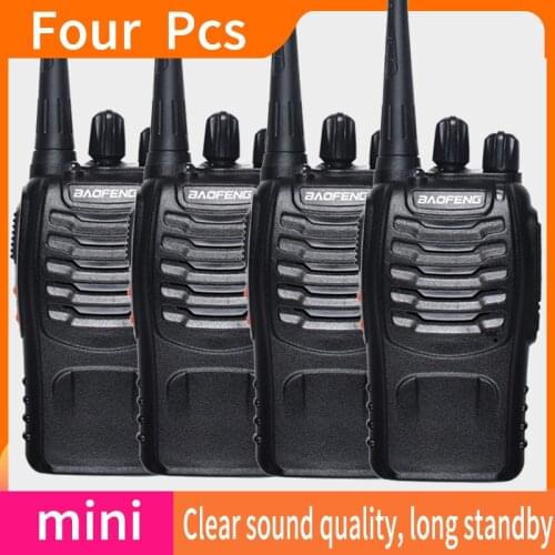 4 PCS baofeng walkie talkie Walkie-talkies Radio station Two-way car radio cheap Portable radio for hunting communication
