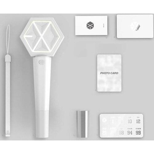 New EXO Sehun Chanyeol LIGHT STICK VER.3.0 NEW VERSION IN SEOUL CONCERT Lamp glow Glow White stick With Box