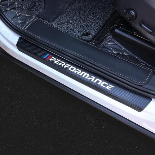 4x Car Door Threshold Sill Protector Sticker Accessories For BMW f25 x1 e70 e61 x5 f15 e53 e34 f20 e87 e92 e91 e46 e90 x4 e39 x3