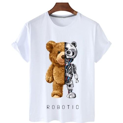 Women T Shirt Kawaii Vogue Cartoon Casual Tshirts Tees Summer Harajuku Korean Tops Female T-shirts Same Style For Men And Women