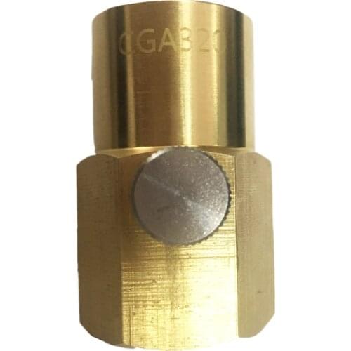 SODABOTTLE CYLINDER FILLING ADAPTER (FILLING STATION) WITH BLEED VALVE (USA STANDARD)