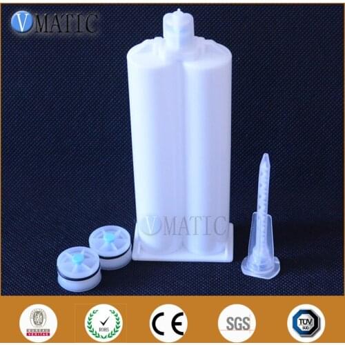 Free Shipping Two Component Cartridge 1:1 With Ma Static Mixer For 50ml/cc Dispensing Gun