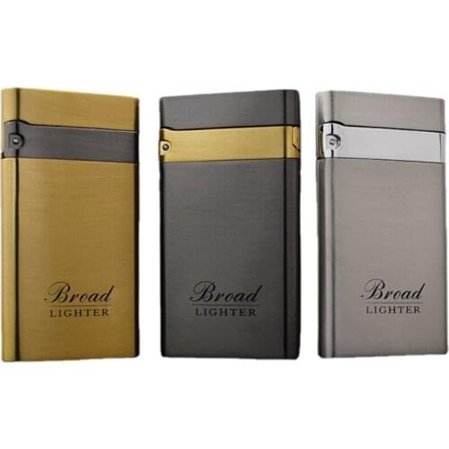 New Creative Butane inflatable gas Cigarette lighter Windproof jet Turbo torch flame Personalized men women Smoking gadget Tool