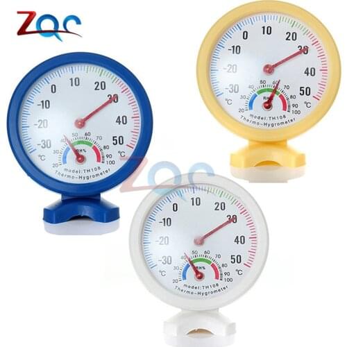 Mini LCD Digital Thermometer Hygrometer Fridge Freezer Temperature Sensor Humidity Meter Detector Indoor Gauge Instruments TH108