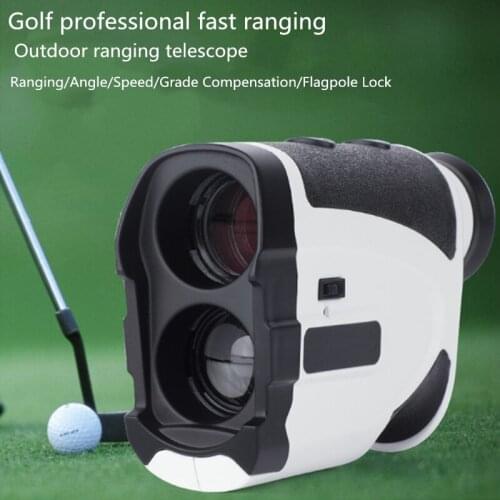 Laser rangefinder hunting 1000m telescope rangefinder golf HD handheld monocular rangefinder angle measurement tool