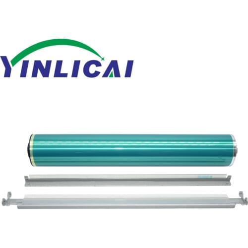 1Set OPC Drum And Drum Cleaning Blade For Konica Minolta Bizhub C1060 C1070 C2060 C2070 C3070 1060 1070 2060 2070 3070 Cylinder