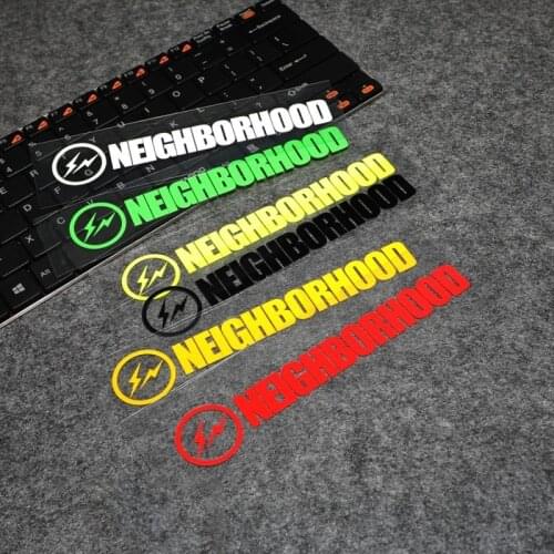 LuLuSticker #253 16x3cm NHD Lightning Car Side Skirt Rear Windshield Window Reflective Stickers Automobile Accessories