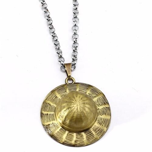 Fashion Jewelry Necklace Keychain Luffys Hat Pendant Fashionable Gifts Accessory Necklace Keychain