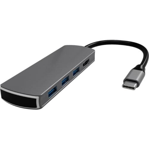 Multi-Ports Type C HUB Splitter 8 in 1 USB C to USB 3.0 HDMI-Compatible Dock for MacBook Pro USB-C Type C 3.0 Audio PD