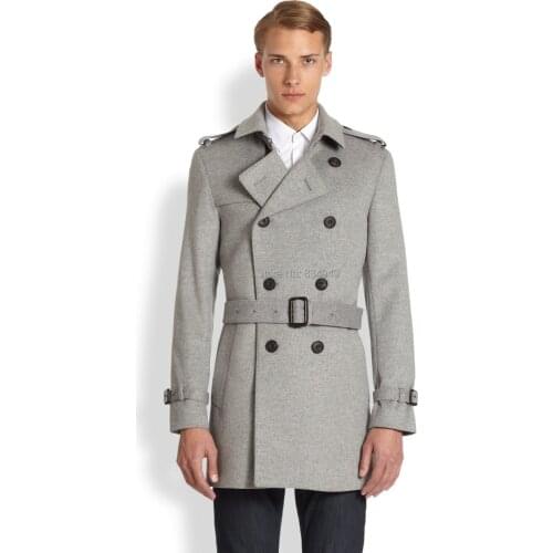 Custom Made Trench Coat Men, Winter Overcoat Men Long Coat Men, Double Breasted Cashmere Wool Coat Winter Coats For Men Jacket