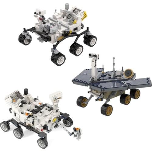 MOC Mars Perseverance Rover Building Blocks Set Space Exploration Car Collectors Universe Rocket Vehicle Bricks Toy For Children
