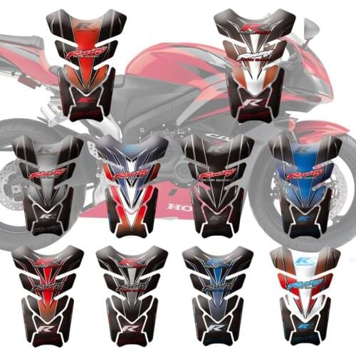 New 3D Motorcycle Stickers Fuel Tank Sticker Fishbone Protective Decals 3D Tank Pad For Honda CB600F CB900F 1000RR 1998 - 2013