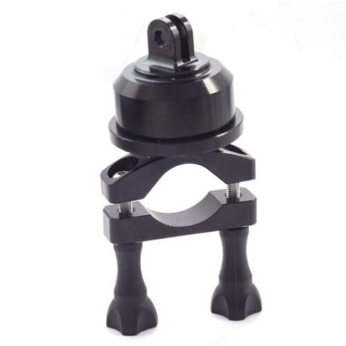 360 Degree Helmet Swivel Mount Adapter Rotating Self Shot Plate Universal Gopro 1/2/3/3